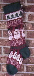 Snowman Christmas Stocking