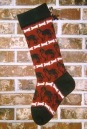 St. Bernard Christmas Stocking