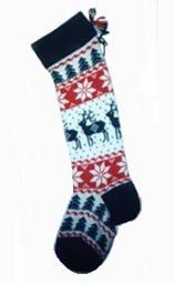 Reindeer Christmas Stocking